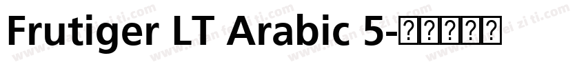 Frutiger LT Arabic 5字体转换